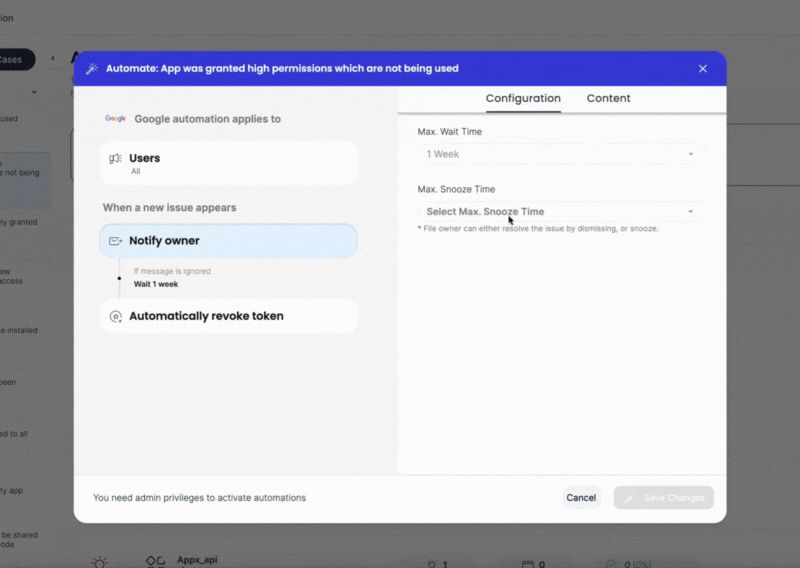 SaaS security with end user's looped into the process - Wing Security's end-user engagement feature